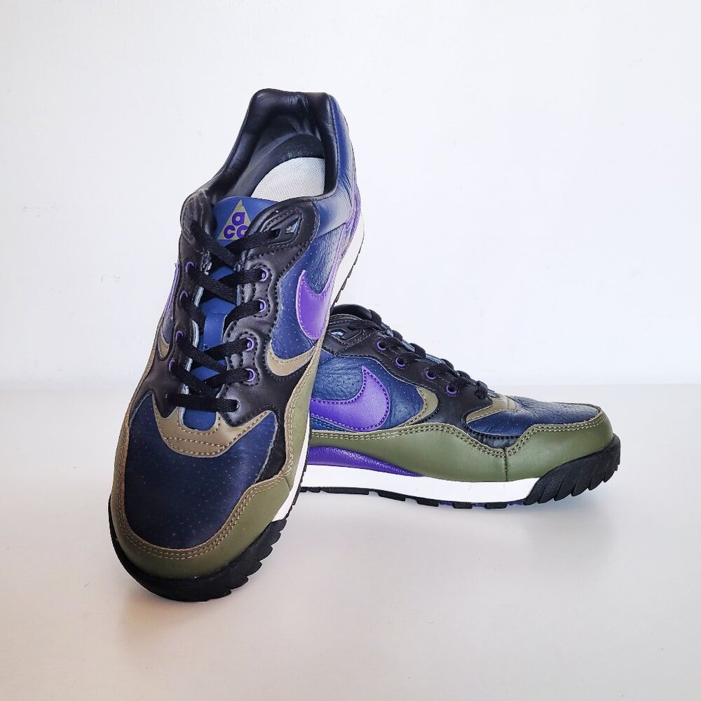 Nike Air Wildwood ACG Midnight Navy Court Purple Sneakers AO3116-400 - Size 8.5